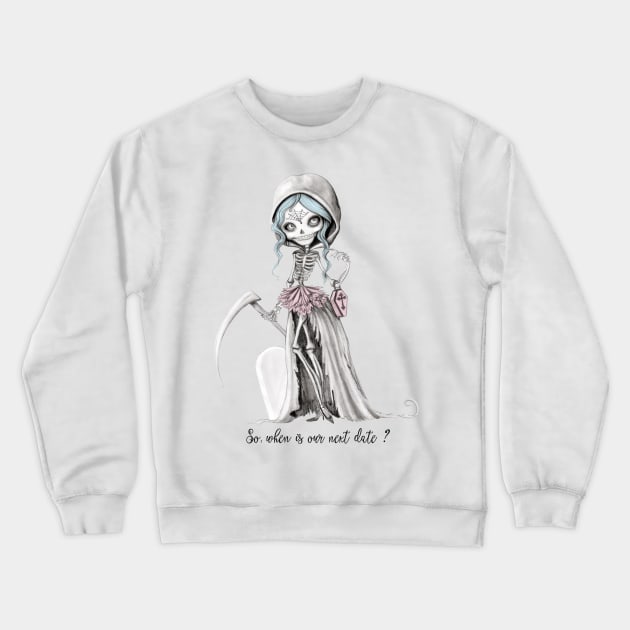 Grim reaper Crewneck Sweatshirt by mapetitepoupee